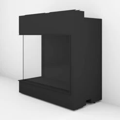 Gaskamin Brunner Eck-Kamin Gas 54/81/32 -Chimney Geschaft 902140 Right 900x900