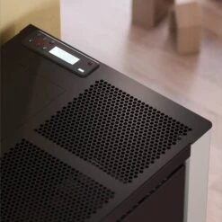 Pelletofen Cadel Cristal 7 Up 7 KW -Chimney Geschaft Cadel Cristal 7 Up Weiss Detail 900x900