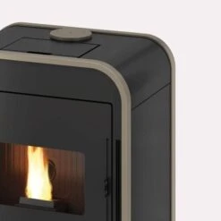 Pelletofen Cadel Frame 9 | 9,3 KW -Chimney Geschaft Cadel Frame 9 Detail 900x900