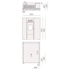 Pelletofen Cadel Maya Idro 16 | 16,1 KW Wasserführend 9 Pelletofen Cadel Maya Idro 16 | 16,1 KW Wasserführend -Chimney Geschaft Cadel Maya Tech 900x900 1