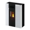 Pelletofen Cadel Maya Idro 24 | 22,4 KW Wasserführend -Chimney Geschaft Cadel Maya Weiss 900x900