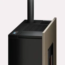 Pelletofen Cadel Mithos Plus 12 Up 12 KW 10 Pelletofen Cadel Mithos Plus 12 Up 12 KW -Chimney Geschaft Cadel Mithos Plus Light Bronze Detail 1 900x900