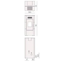 Pelletofen Cadel River Idro 16 | 16,1 KW Wasserführend 8 Pelletofen Cadel River Idro 16 | 16,1 KW Wasserführend -Chimney Geschaft Cadel River Tech 900x900