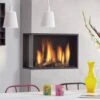 Gaskamin DRU Global 60 Corner BF RCE -Chimney Geschaft DRU Global 60 Corner BF Holzscheit Schwarz links 900x900