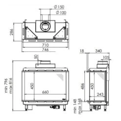 Gaskamin DRU Global 60 Triple BF RCE -Chimney Geschaft DRU Global 60 Triple BF Tech 900x900