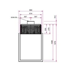 Gaskamin Camina E30 G -Chimney Geschaft E30 G teh3 2023 900x900