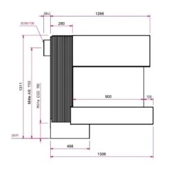 Gaskamin Camina E31 G -Chimney Geschaft E31 G teh2 2023 900x900