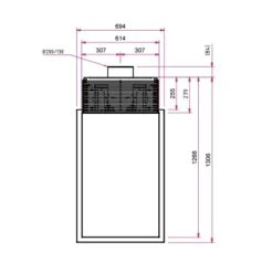 Gaskamin Camina E31 G -Chimney Geschaft E31 G teh3 2023 900x900