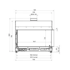 Gaskamin Schmid Ekko G R 100(34)51 -Chimney Geschaft Ekko G R 100 34 51 teh1 2023 900x900