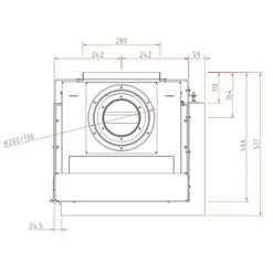 Gaskamin Schmid Ekko G R 45 -Chimney Geschaft Ekko G R 45 techn 2 900x900