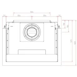 Gaskamin Schmid Ekko G U 67 -Chimney Geschaft Gas Kamineinsatz Ekko G U 67 techn 2 900x900