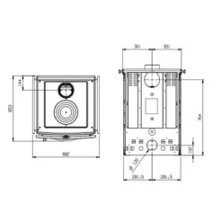 Holzherd La Nordica Cucinotta 9,1 KW 15 Holzherd La Nordica Cucinotta 9,1 KW -Chimney Geschaft Holzherd La Nordica Cucinotta tech 2 900x900
