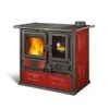 Holzherd La Nordica Rosa Reverse 2.0 | 8,2 KW -Chimney Geschaft Holzherd La Nordica Rosa Reverse 2 0 rot 900x900