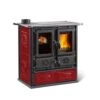Holzherd La Nordica Rosetta Sinistra BII 7,3 KW -Chimney Geschaft Holzherd La Nordica Rosetta Sinistra BII bordeaux 900x900