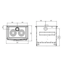 Holzherd La Nordica Suprema 4.0 | 9 KW -Chimney Geschaft Holzherd La Nordica Suprema 4 0 tech 2 900x900