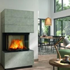 Kaminbausatz Cera Design Linea KLC Beton 7 KW -Chimney Geschaft KLC Beton 900x900