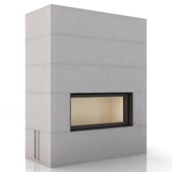 Kaminbausatz Brunner BSK 06 Architekturkamin 14 KW Wasserführend, Schiebetür -Chimney Geschaft Kaminbausatz Brunner BSK 06 AK 45 101 Schiebetuer mit Kesselaufsatz Left 900x900