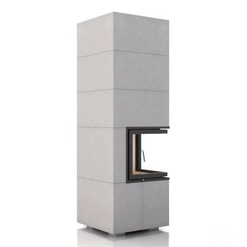 Kaminbausatz Brunner BSK 09, Eckkamin 8 KW, Drehtür, Mit Modulaufsatzspeicher 5 Kaminbausatz Brunner BSK 09, Eckkamin 8 KW, Drehtür, Mit Modulaufsatzspeicher – Bild 3