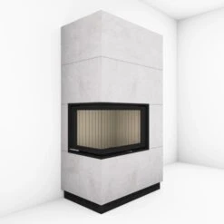 Kaminbausatz Brunner BSK Eckkamin 42-66-42 | 9 KW Links/rechts Drehtür