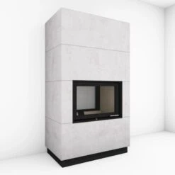 Kaminbausatz Brunner BSK Tunnel 42-66 | 9 KW Drehtür/Drehtür -Chimney Geschaft Kaminbausatz Brunner BSK Tunnel 42 66 DT DT Left 900x900