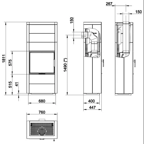 Kaminbausatz Haas Und Sohn Premium LEVI Easy 8 KW 7 Kaminbausatz Haas Und Sohn Premium LEVI Easy 8 KW – Bild 5