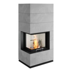 Kaminbausatz SPARTHERM SIM Varia 2L-55h H2O 7 KW Schiebetür, Wasserführend