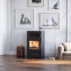 Kaminofen Austroflamm Pallas Back 9 KW -Chimney Geschaft Kaminofen Austroflamm Pallas Back stahl amb 3 900x900