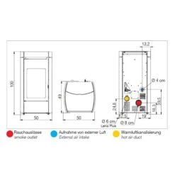 Pelletofen Edilkamin Lena 7,9 KW 7 Pelletofen Edilkamin Lena 7,9 KW -Chimney Geschaft LENA 900x900