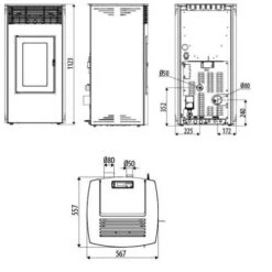Pelletofen RED Loto Hydro 16 S2 16,1 KW Wasserführend 7 Pelletofen RED Loto Hydro 16 S2 16,1 KW Wasserführend -Chimney Geschaft Loto Hydro 16 teh 900x900