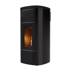 Pelletofen MCZ MUSA Air Matic 10 M3+ Core 10 KW -Chimney Geschaft MCZ MUSA Dark metal side 900x900 2
