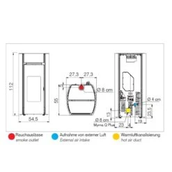Pelletofen Edilkamin Myrna Q 10 KW -Chimney Geschaft Myrna Myrna Q 900x900