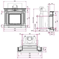 Kaminbausatz CAMINA N29 9 KW Naturstein-Anlage 9 Kaminbausatz CAMINA N29 9 KW Naturstein-Anlage -Chimney Geschaft N29 tehnical 900x900