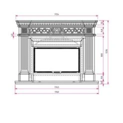 Kaminbausatz CAMINA N36 10 KW Naturstein-Anlage 10 Kaminbausatz CAMINA N36 10 KW Naturstein-Anlage -Chimney Geschaft N36 1 tehnical 900x900