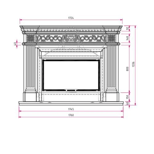 Kaminbausatz CAMINA N36 10 KW Naturstein-Anlage 6 Kaminbausatz CAMINA N36 10 KW Naturstein-Anlage – Bild 4