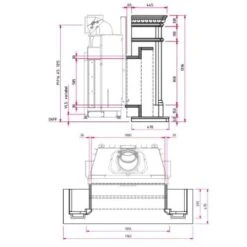Kaminbausatz CAMINA N36 10 KW Naturstein-Anlage 11 Kaminbausatz CAMINA N36 10 KW Naturstein-Anlage -Chimney Geschaft N36 2 tehnical 900x900