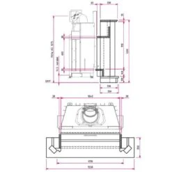 Kaminbausatz CAMINA N38 10 KW Naturstein-Anlage -Chimney Geschaft N38 2 tehnical 900x900