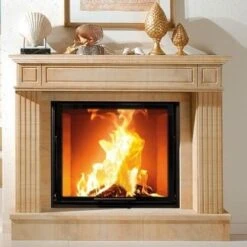 Kaminbausatz CAMINA N5 9 KW Naturstein-Anlage -Chimney Geschaft N5 amb 900x900