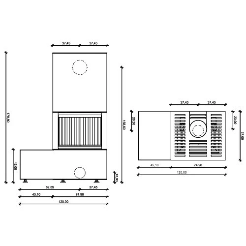 Kaminbausatz Neocube P33 10 KW 5 Kaminbausatz Neocube P33 10 KW – Bild 3