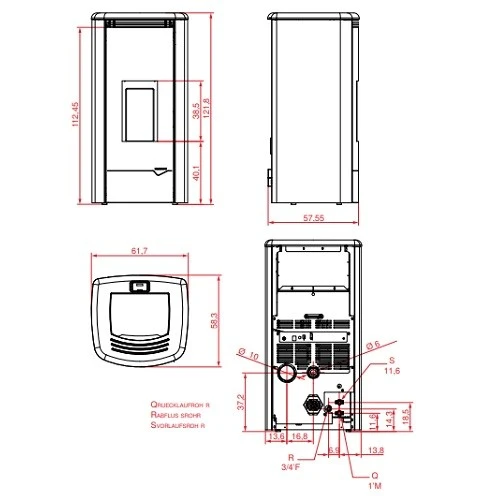 Pelletofen Palazzetti Ecofire Maida Idro 18T 19 KW Wasserführend 5 Pelletofen Palazzetti Ecofire Maida Idro 18T 19 KW Wasserführend – Bild 3