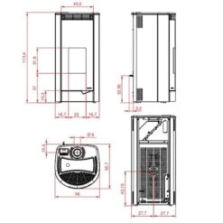 Pelletofen PALAZZETTI Ecofire Marianne 6 KW 7 Pelletofen PALAZZETTI Ecofire Marianne 6 KW -Chimney Geschaft Palazzetti Pelletofen Marianne Technisches 900x900 1