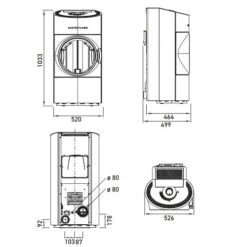Pelletofen Austroflamm Clou Compact Pellet 6 KW -Chimney Geschaft Pelletofen Austroflamm Clou Compact Pellet teh 900x900