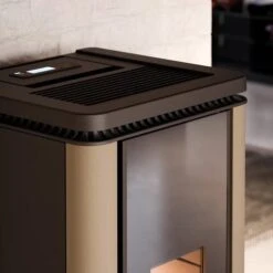 Pelletofen Cadel Icon Plus 9 | 8,5 KW -Chimney Geschaft Pelletofen Cadel Icon Plus 9 detail 900x900