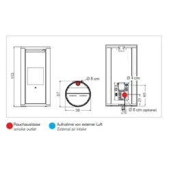 Pelletofen Edilkamin Evia2 Up 7,9 KW 7 Pelletofen Edilkamin Evia2 Up 7,9 KW -Chimney Geschaft Pelletofen Edilkamin Evia2 up 900x900