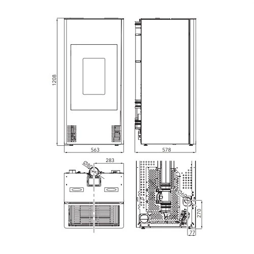 Pelletofen Haas Und Sohn Premium HSP 4.0 F1 | 8,5 KW 4 Pelletofen Haas Und Sohn Premium HSP 4.0 F1 | 8,5 KW – Bild 2