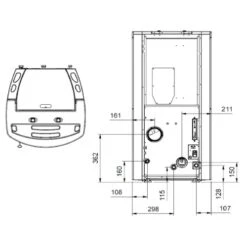 Pelletofen La Nordica Extraflame Fiandra Idro Evo 16,2 KW Wasserführend -Chimney Geschaft Pelletofen La Nordica Extraflame Fiandra Idro Evo tehn2 900x900