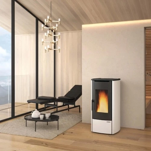 Pelletofen La Nordica Extraflame Marina Idro H11 | 14,8 KW Wasserführend 4 Pelletofen La Nordica Extraflame Marina Idro H11 | 14,8 KW Wasserführend – Bild 2