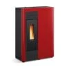 Pelletofen La Nordica Extraflame Virna Idro 14,5 KW Wasserführend -Chimney Geschaft Pelletofen La Nordica Extraflame Virna Idro bordeaux 900x900
