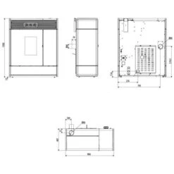 Pelletofen MCZ AKI Hydromatic 24 M2+ 24,2 KW Wasserführend -Chimney Geschaft Pelletofen MCZ AKI Hydromatic 18 900x900 1