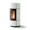 Pelletofen MCZ CURVE Comfort Air 8 M1 8,1 KW -Chimney Geschaft Pelletofen MCZ CURVE Weiss 900x900