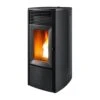 Pelletofen MCZ EGO Hydromatic 12 M2+ 11,9 KW Wasserführend -Chimney Geschaft Pelletofen MCZ EGO Hydromatic 12 M2 plus wasserfuehrend Schwarz 900x900